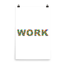 Work Lego Poster
