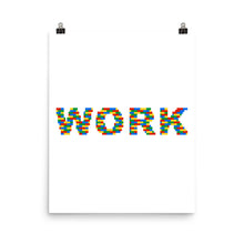 Work Lego Poster