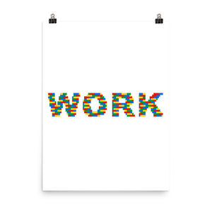 Work Lego Poster