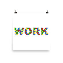 Work Lego Poster